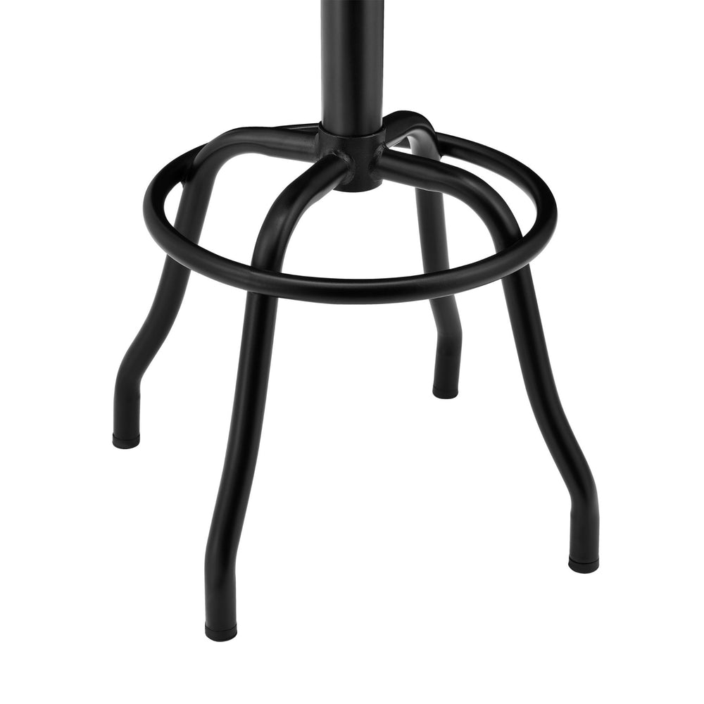Eaton Faux Leather Gaslift Swivel Bar Stool - Vintage Coffee Brown - view 8