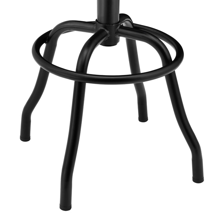 Eaton Faux Leather Gaslift Swivel Bar Stool - Vintage Cedar - view 8