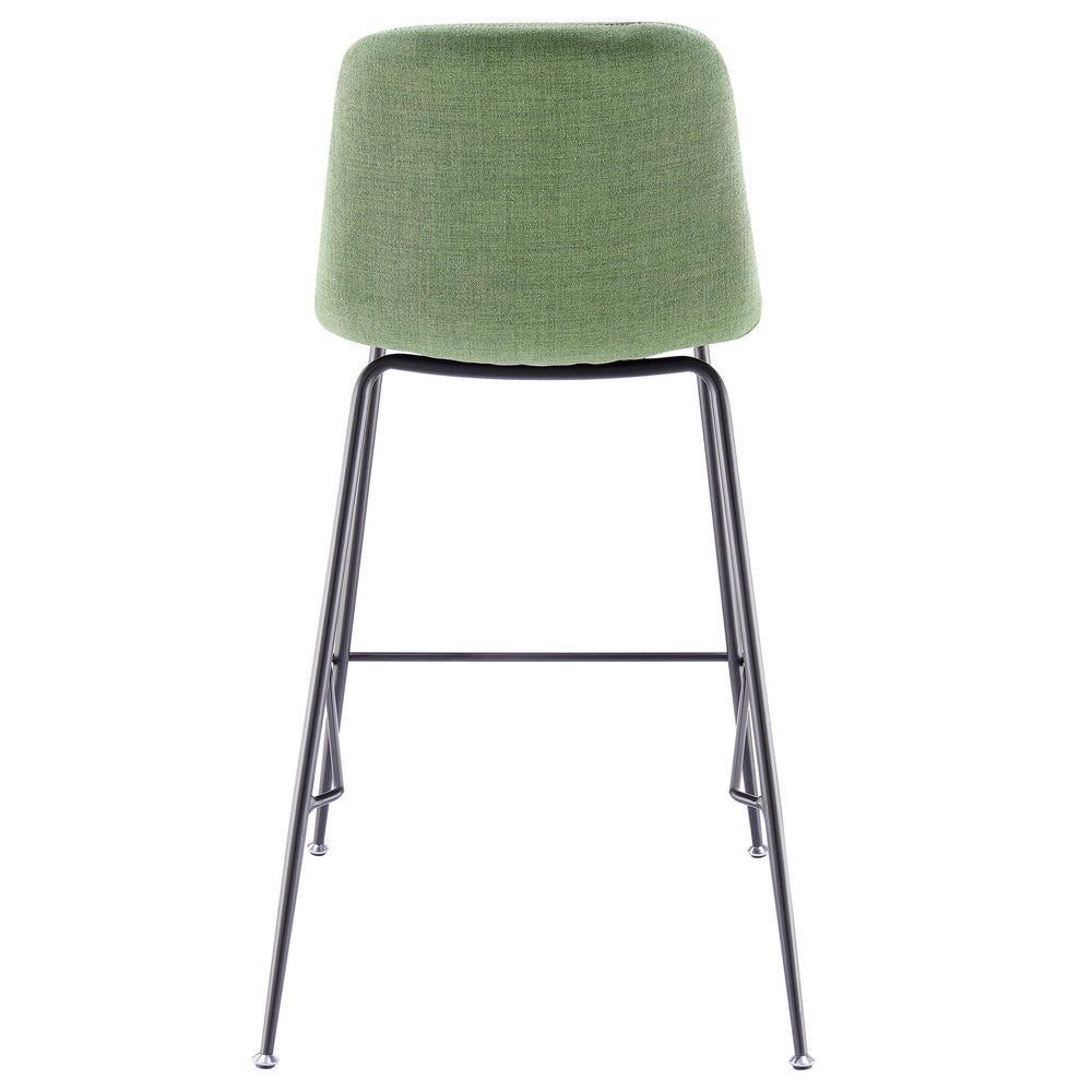 Caleb Fabric Counter Stool - Penta Green - view 5