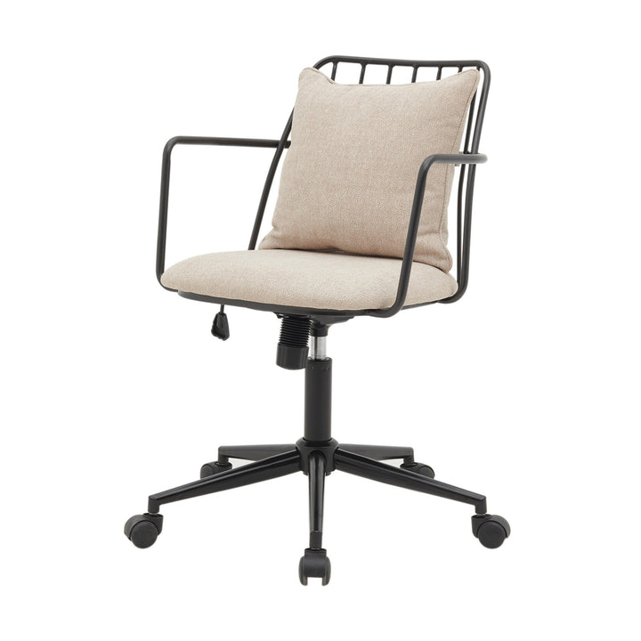 Edison Fabric Office Chair - Strata Cream