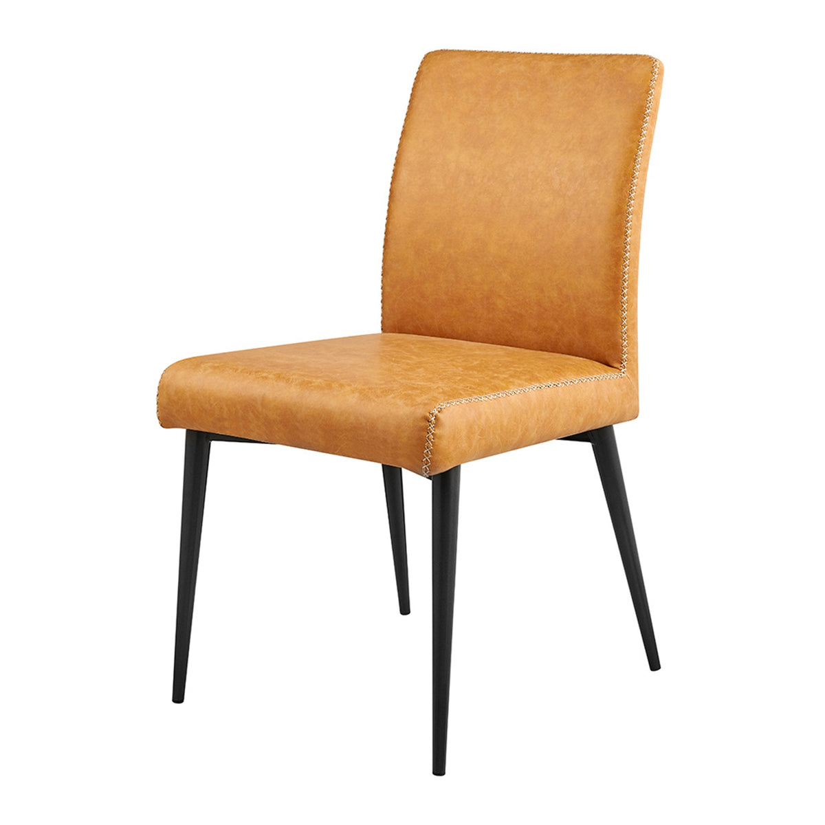 Kevin Faux Leather Dining Side Chair - Vintage Cedar