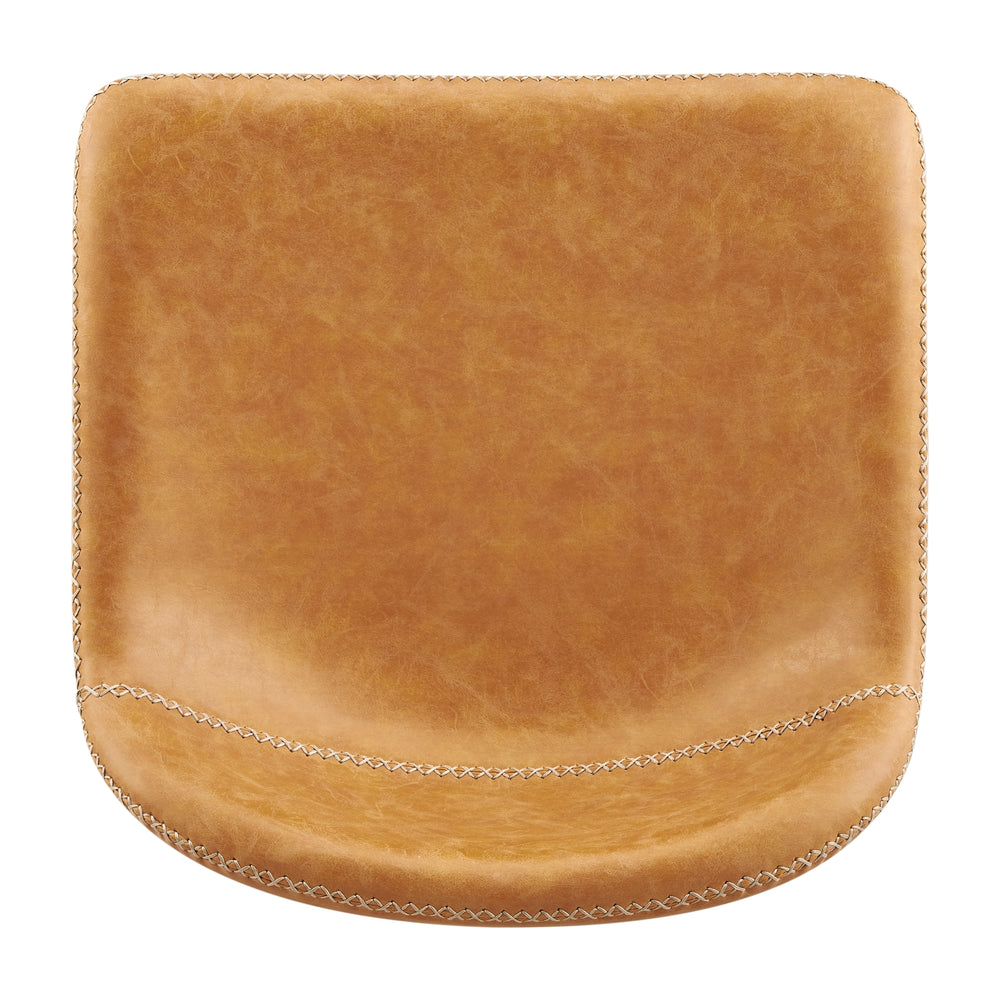 Leighton Faux Leather Counter Stool - Vintage Cedar - view 8