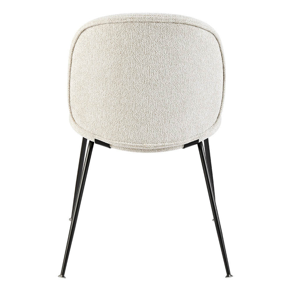 Nisha Boucle Dining Side Chair - Posh Ivory - view 6