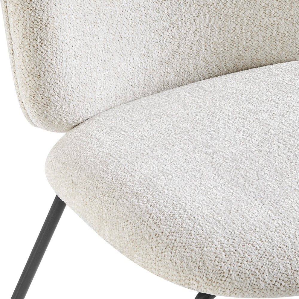 Nisha Boucle Dining Side Chair - Posh Ivory - view 11