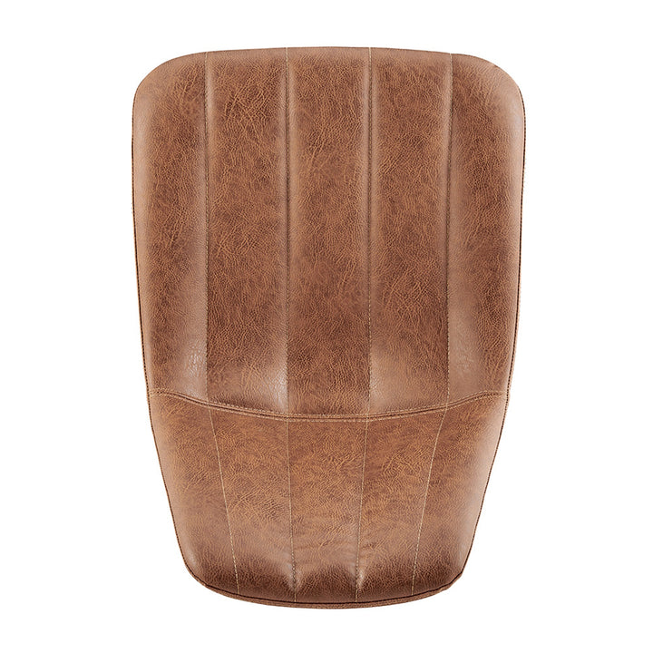 Robert Faux Leather Swivel Office Chair - Umber Brown - view 7