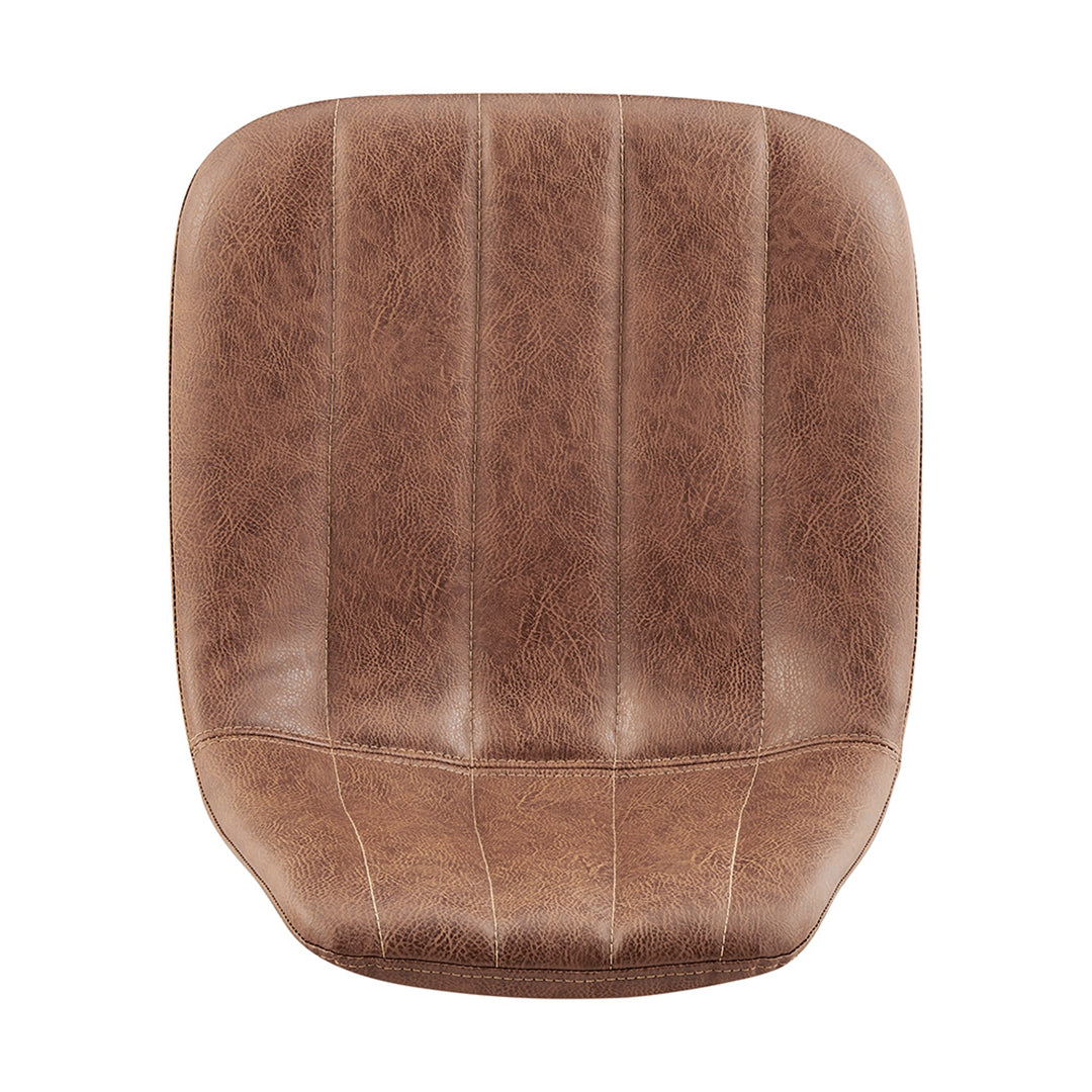Robert Faux Leather Counter Stool - Umber Brown - view 6