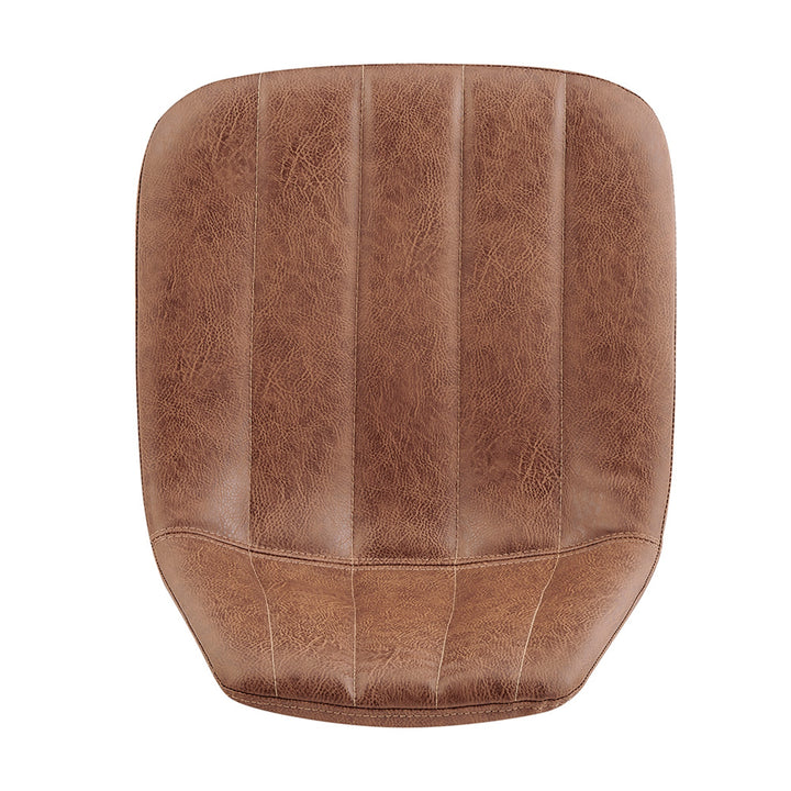 Robert Faux Leather Gaslift Swivel Bar Stool - Umber Brown - view 7