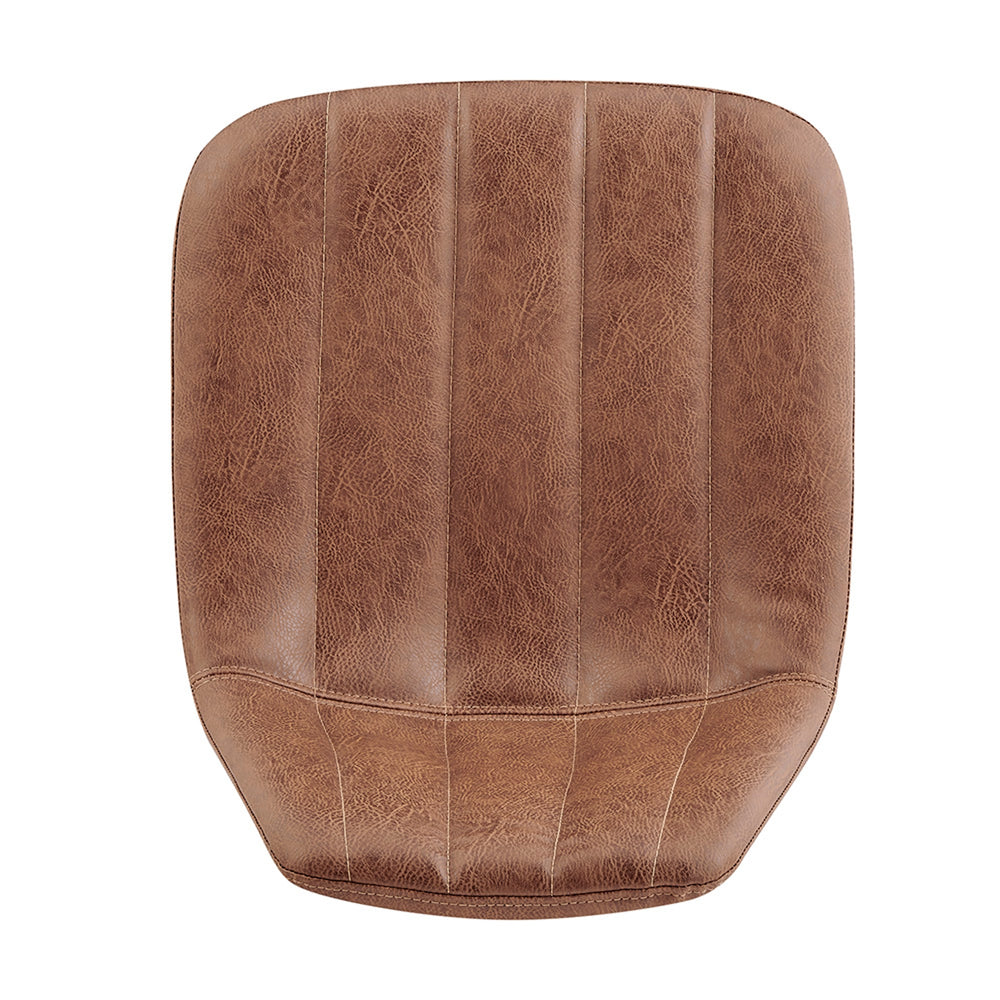 Robert Faux Leather Gaslift Swivel Bar Stool - Umber Brown - view 7
