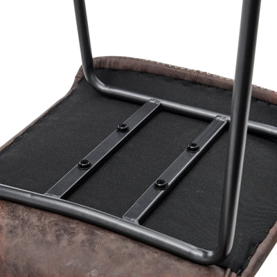Jayden Faux Leather Low Back Counter Stool