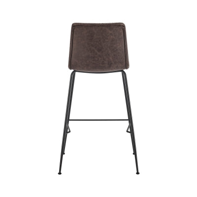 Jayden Faux Leather Low Back Counter Stool