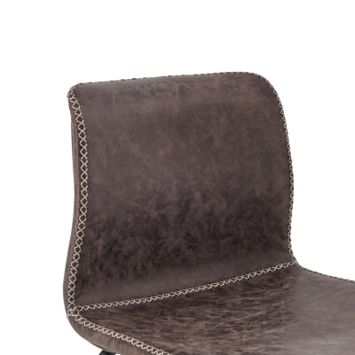Jayden Faux Leather Low Back Counter Stool