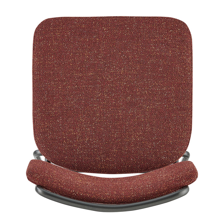 Zander Chenille Counter Stool - Pebbled Terracotta - view 8