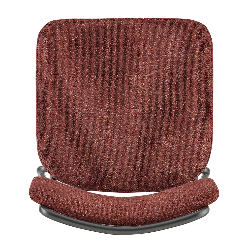 Zander Chenille Counter Stool - Pebbled Terracotta - view 8