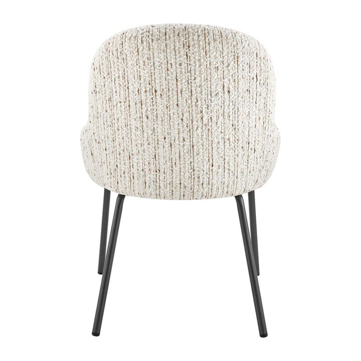 Katrisa Boucle Dining Side Chair - Zenith White - view 6