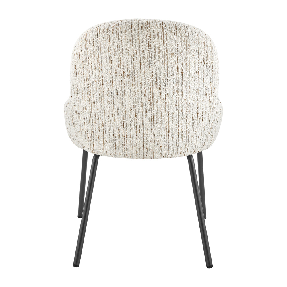 Katrisa Boucle Dining Side Chair - Zenith White - view 6
