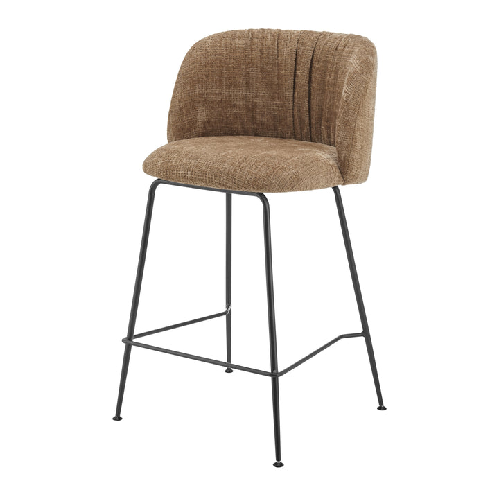 Millie Chenille Counter Stool - Canova Brown