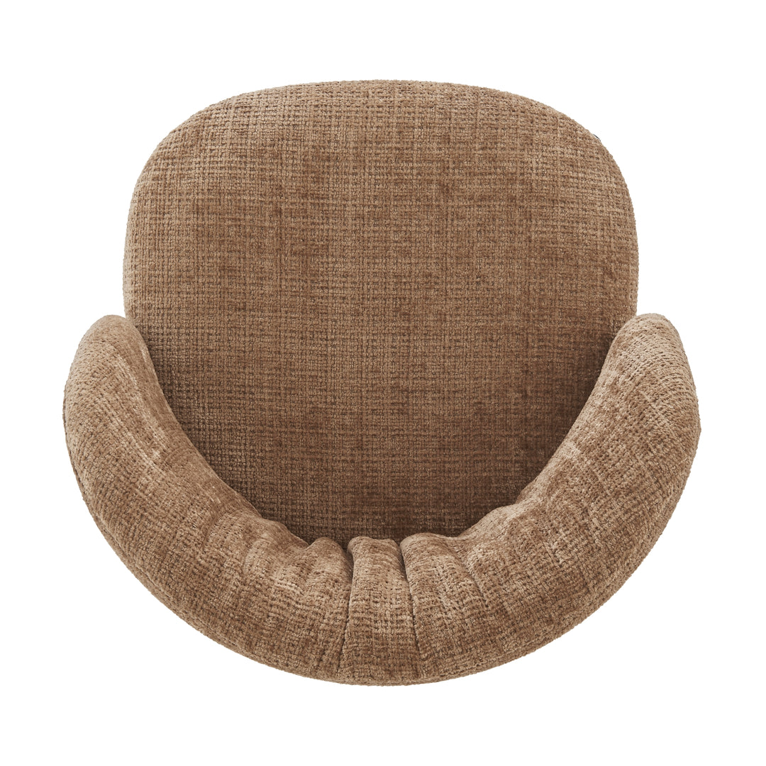 Millie Chenille Counter Stool - Canova Brown - view 8