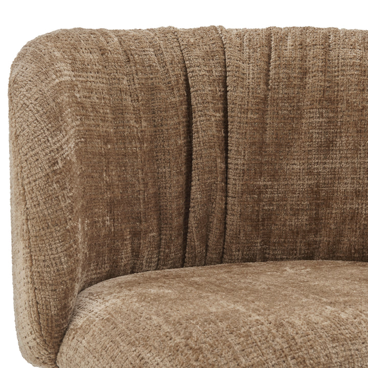 Millie Chenille Counter Stool - Canova Brown - view 9