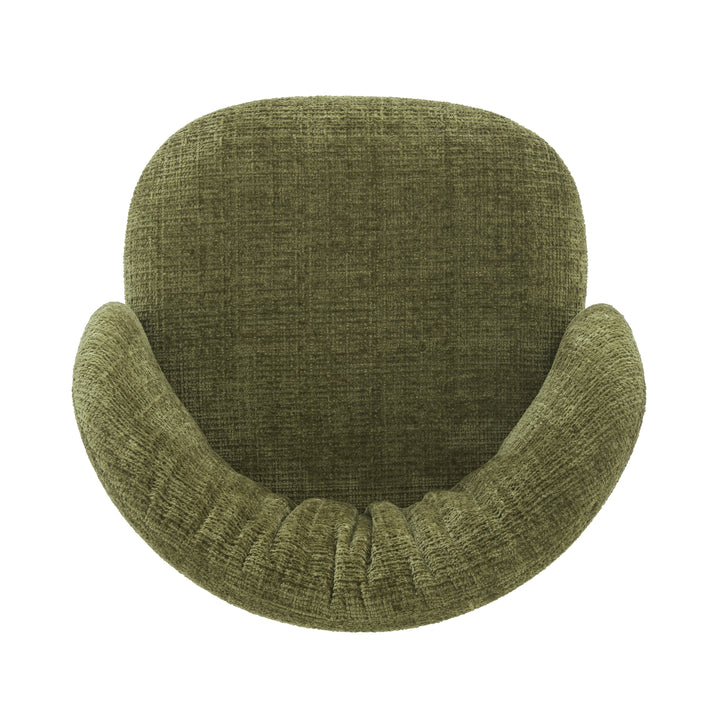 Millie Chenille Counter Stool - Canova Green - view 8