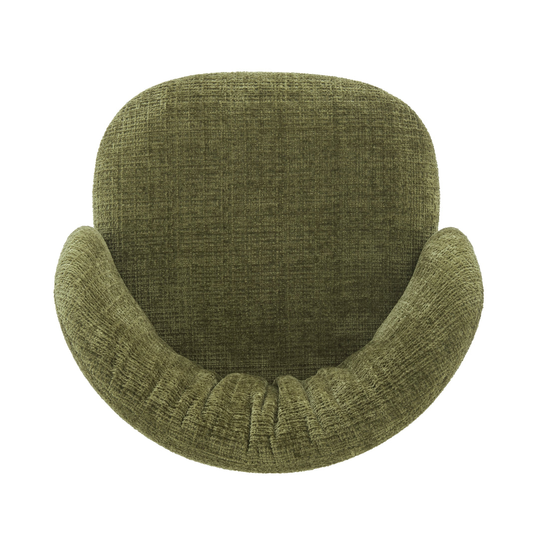 Millie Chenille Counter Stool - Canova Green - view 8