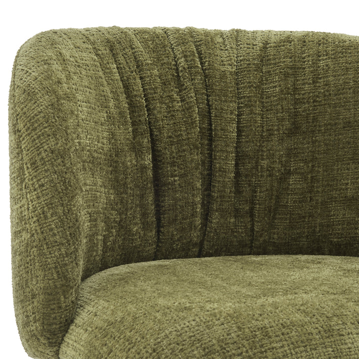 Millie Chenille Counter Stool - Canova Green - view 9