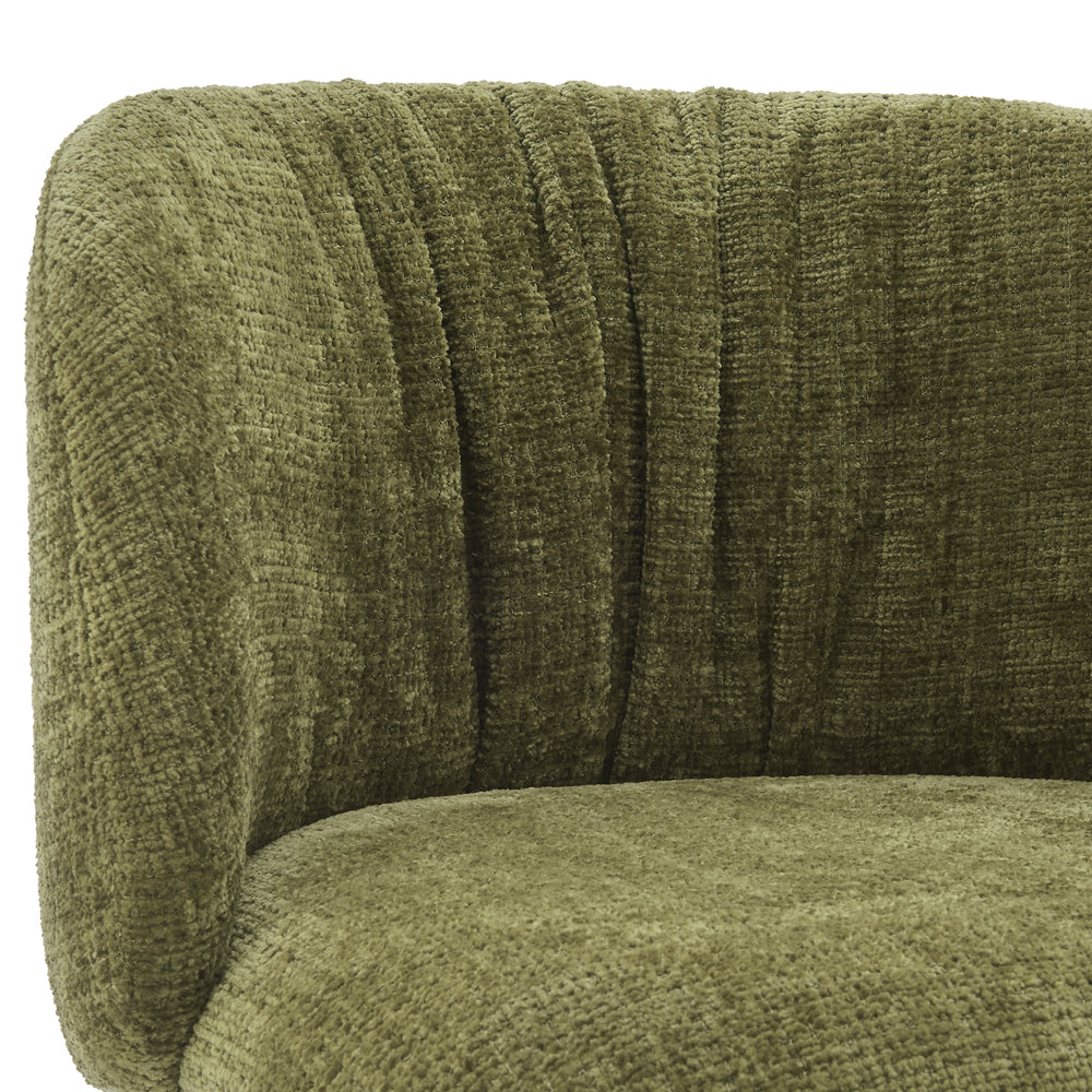 Millie Chenille Counter Stool - Canova Green - view 9