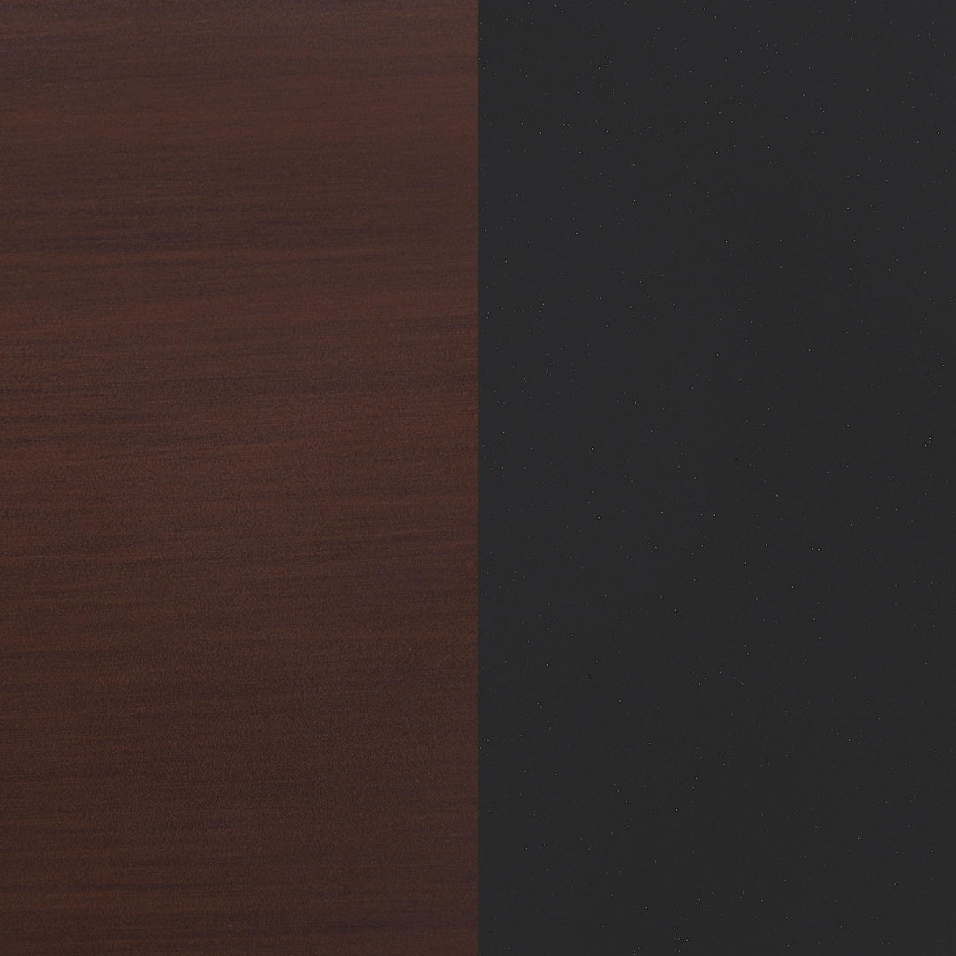 Coaster Furniture 930221 Zimmerlee 2-drawer Side Table with Shelf Rust Brown