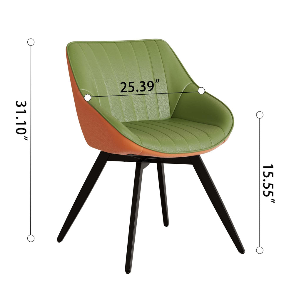 mid-century-modern-3-piece-round-tulip-dining-table-set-in-black-green