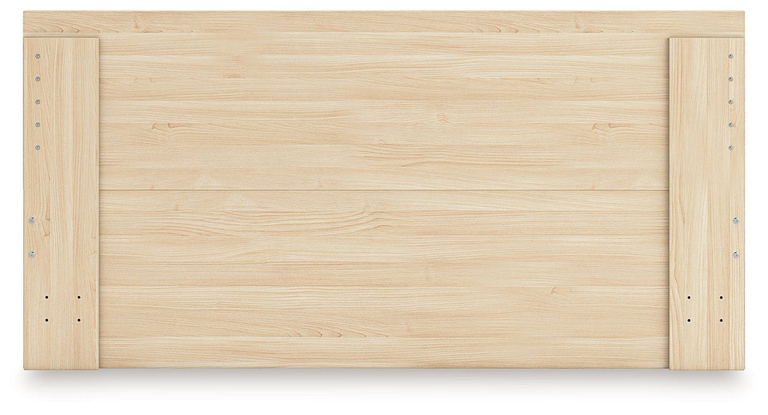 Onita - King Panel Platform Bed With Storage - Natural by Ashley Furniture product image