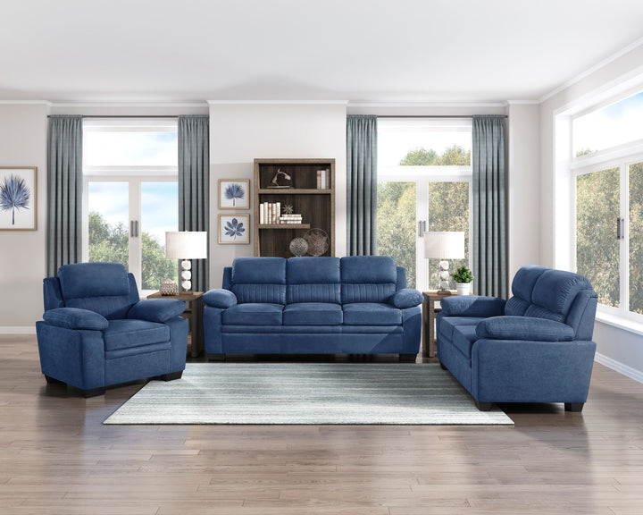 Holleman 80" Blue Sofa