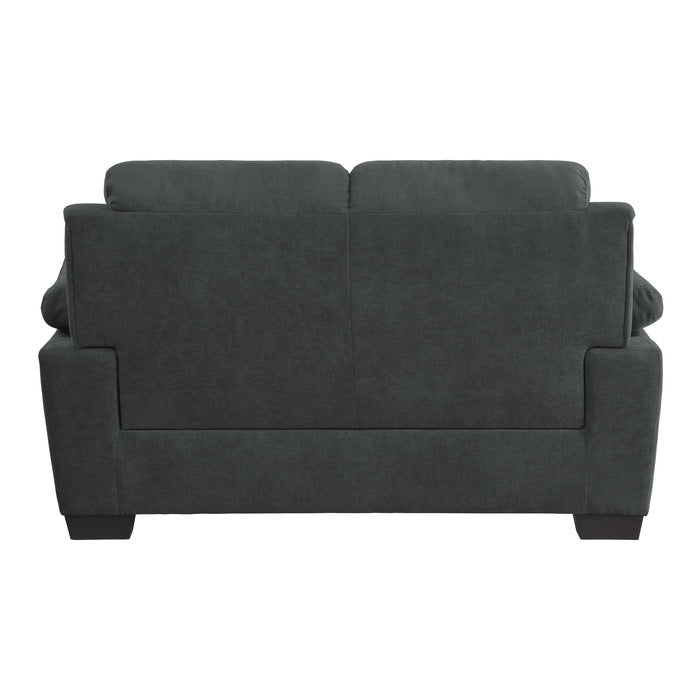 Holleman Modern Loveseat - Dark Gray