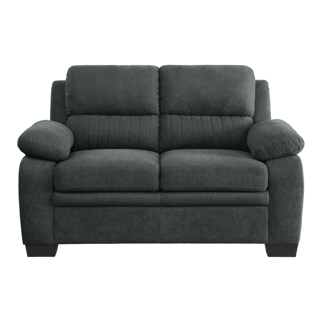 Holleman Modern Loveseat - Dark Gray