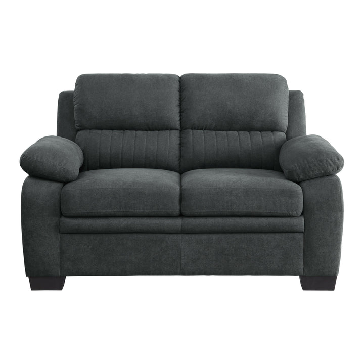 Holleman Modern Loveseat - Dark Gray
