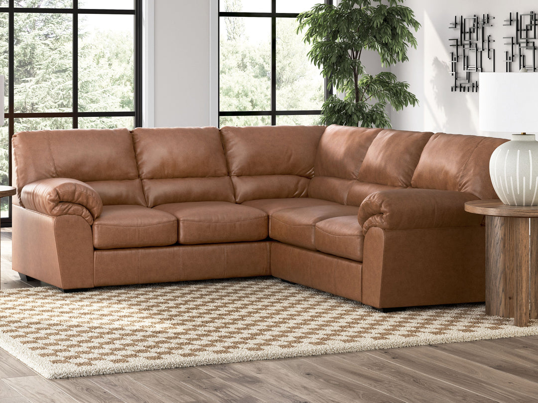 WillowBend - 2-Piece Sectional With RAF Loveseat - Caramel by Ashley Furniture product image