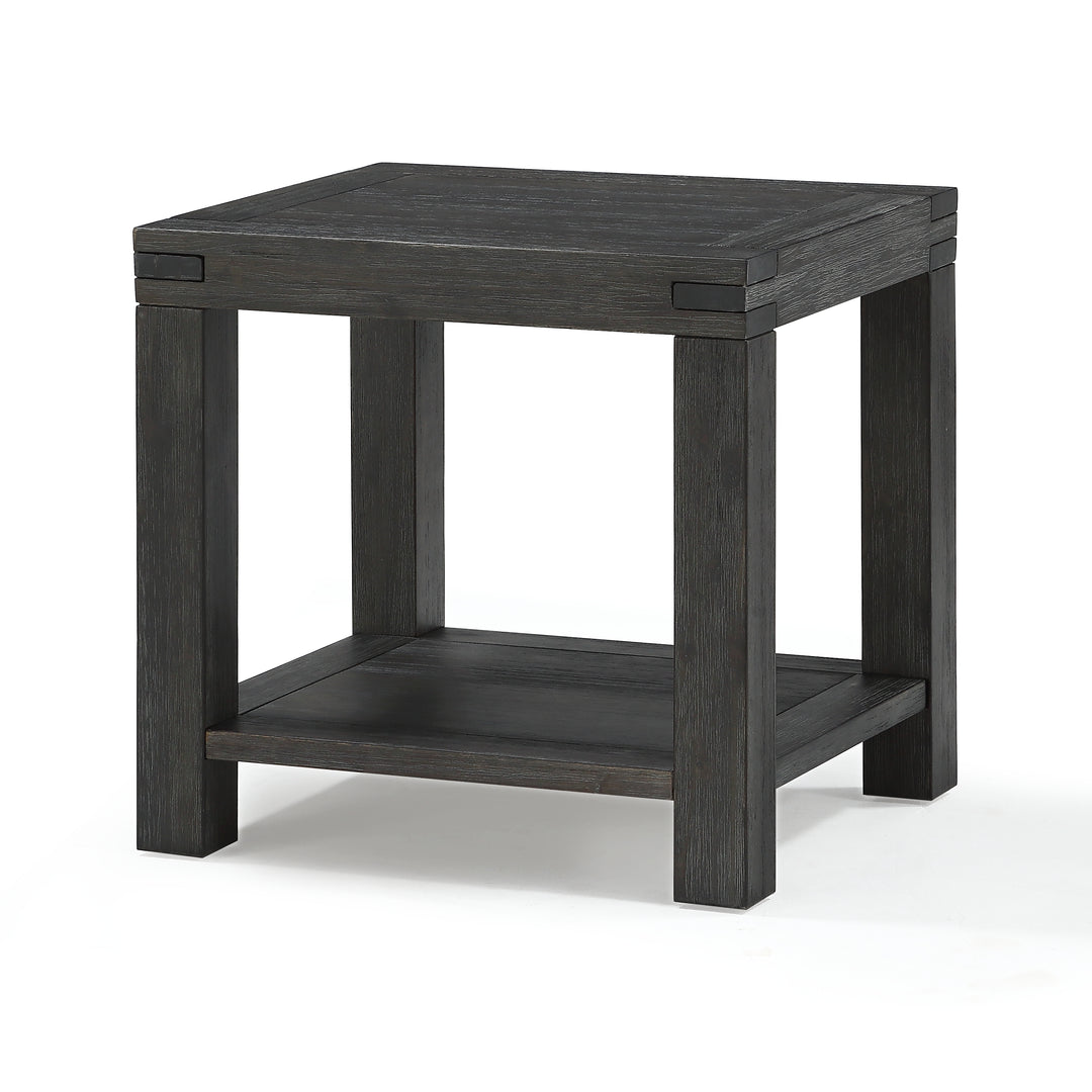 Modus Furniture 3Ft322 Meadow Solid Wood End Table In Graphite
