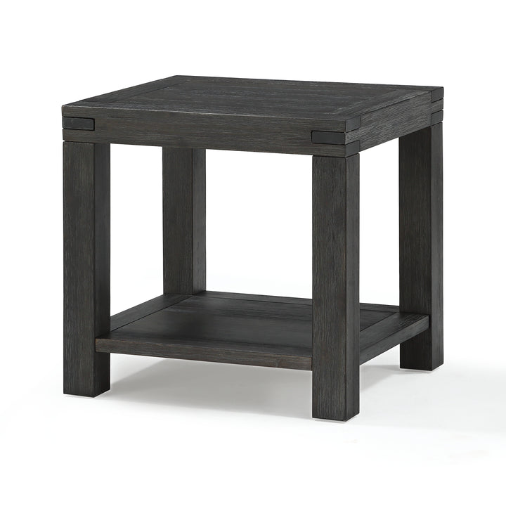 Modus Furniture 3Ft322 Meadow Solid Wood End Table In Graphite