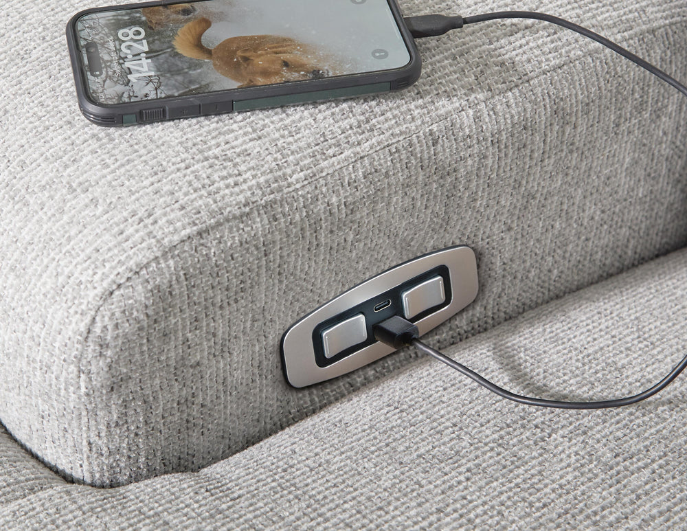 Acklen Place Oversized Power Recliner - Gray (11)
