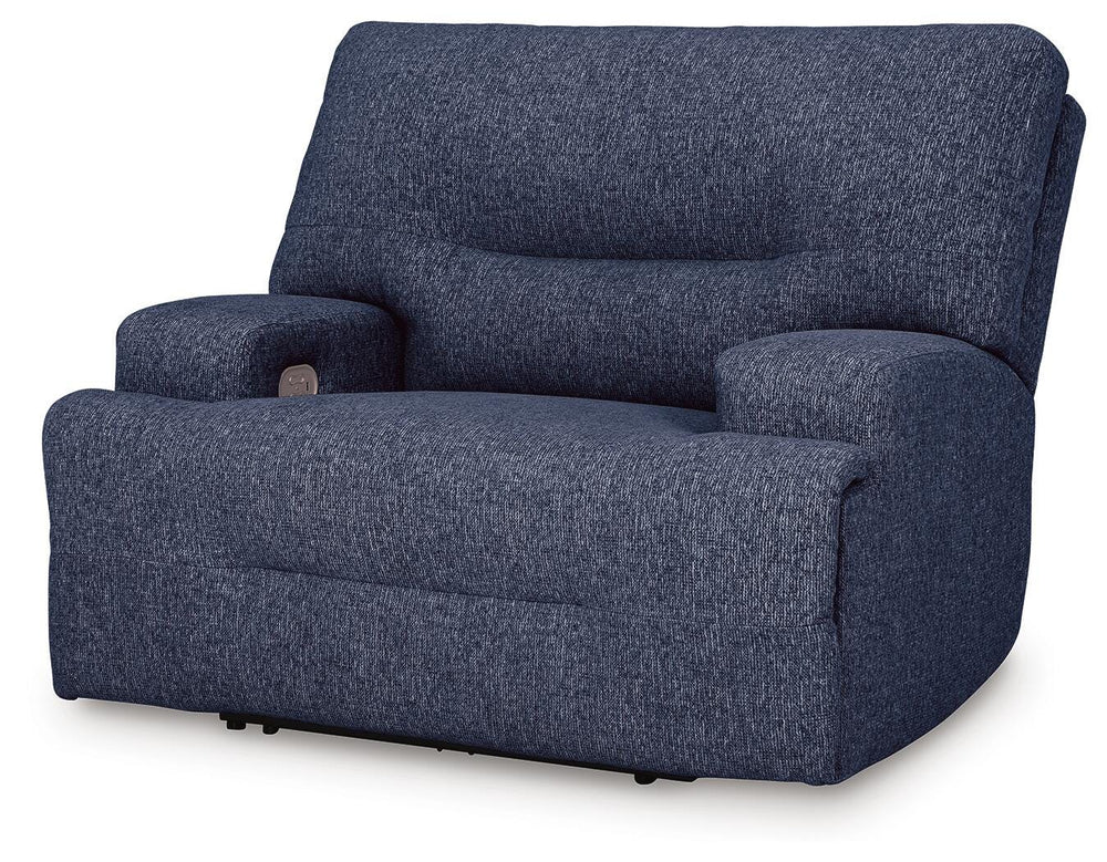 Acklen Place Oversized Power Recliner - Blue (5)