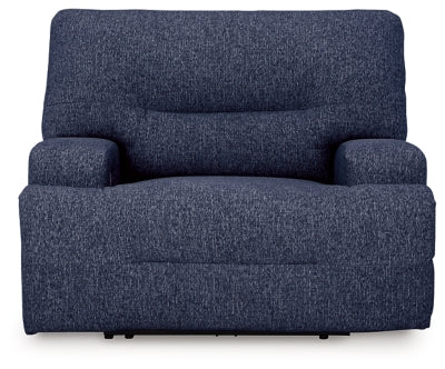 Acklen Place Oversized Power Recliner - Blue | Ashley Furniture