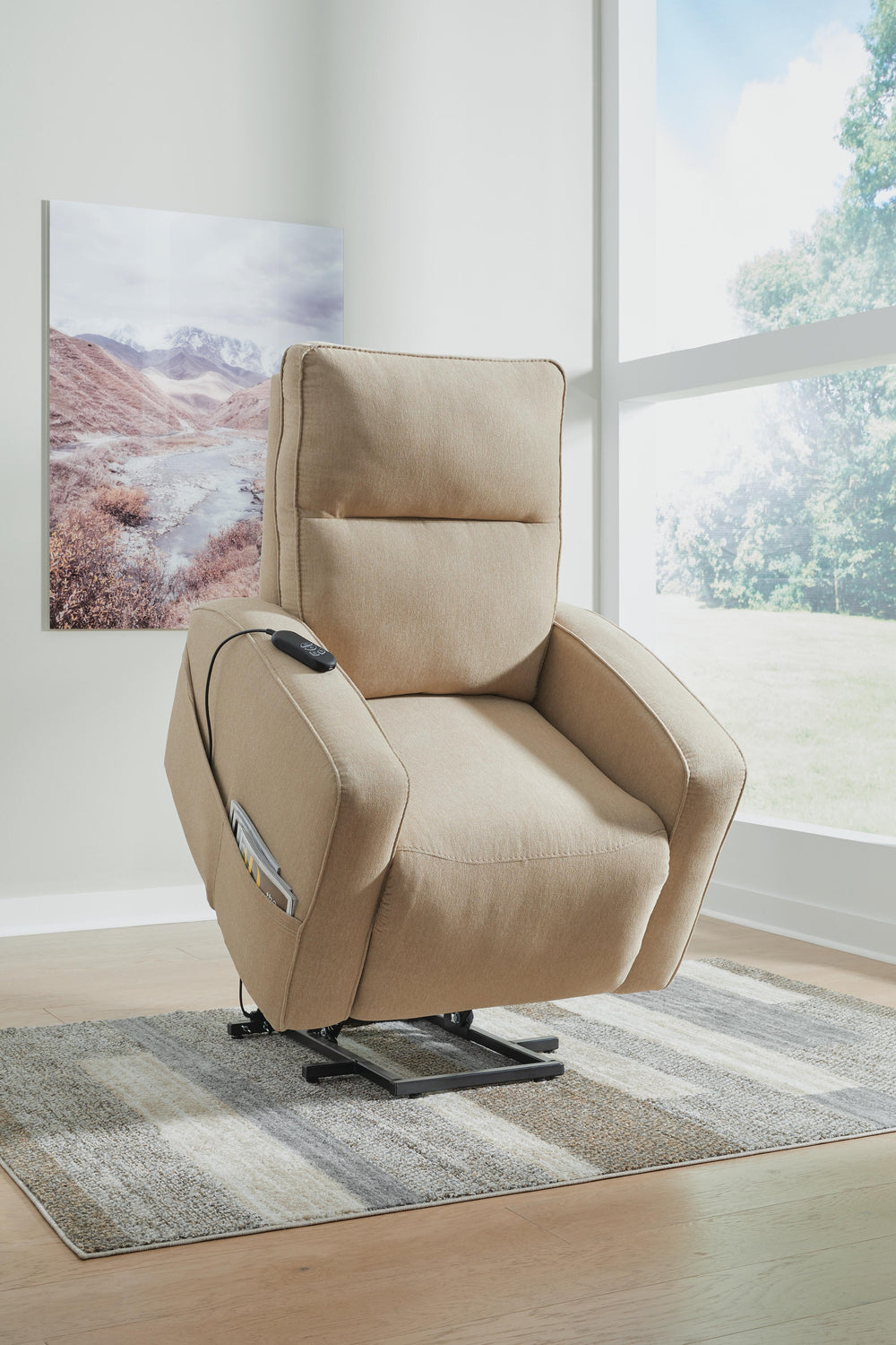 Starganza Power Lift Recliner - Light Brown (10)