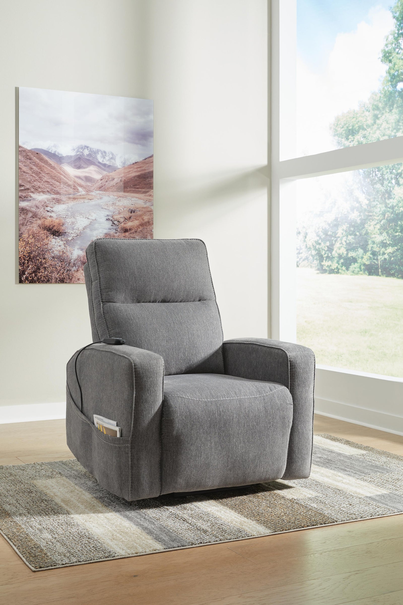 Starganza Power Lift Recliner - Gray (2)