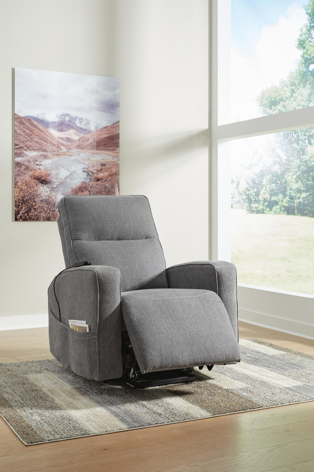 Starganza Power Lift Recliner - Gray (9)
