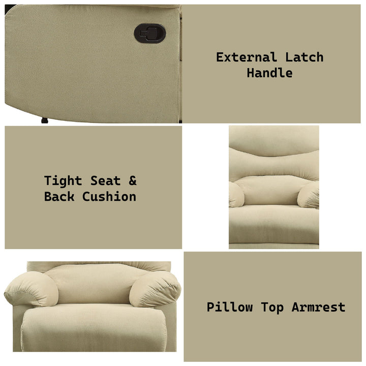 Arcadia - Micro Motion Recliner - Beige