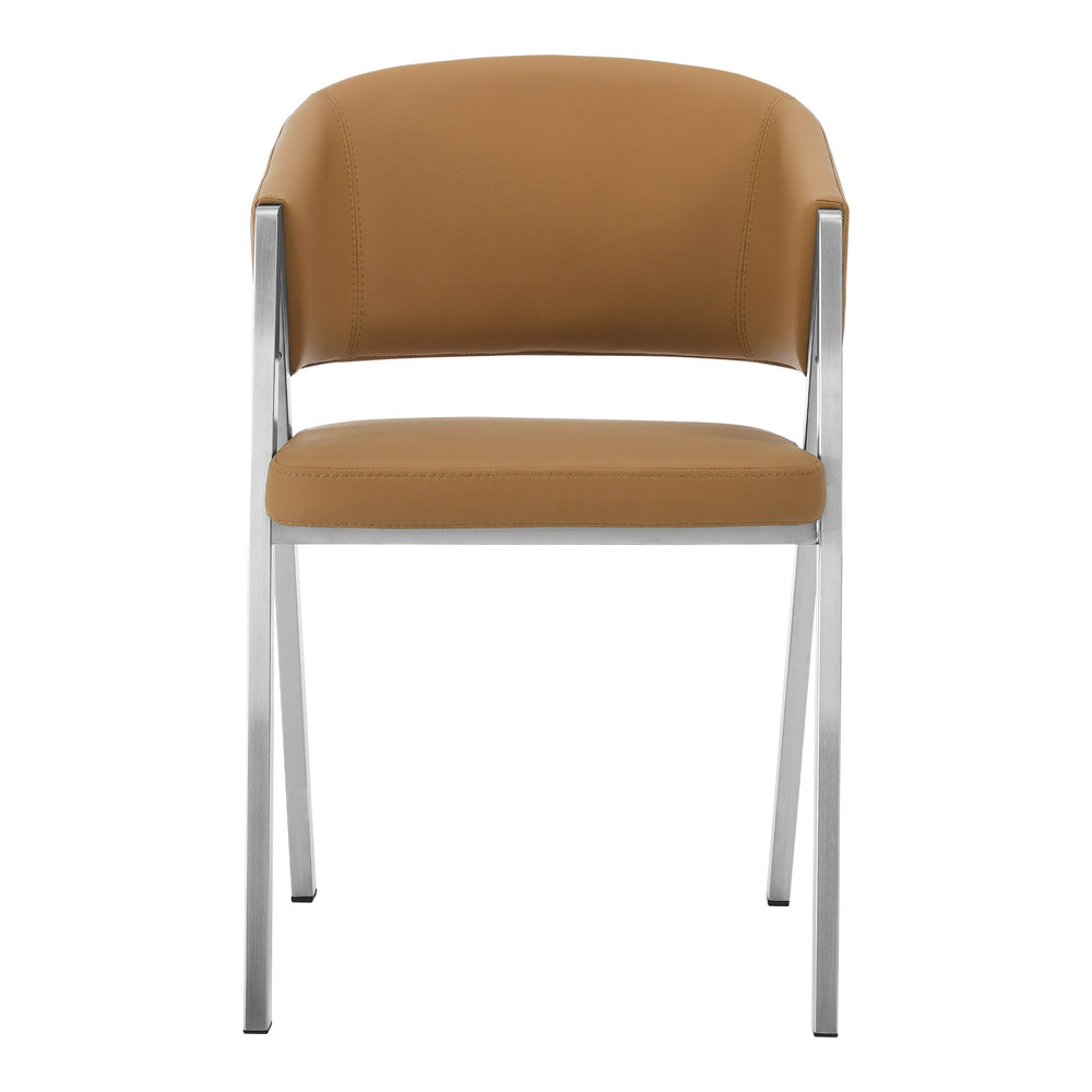 Marcus - Modern Vegan Leather Dining Chair (Set of 2) - View 3