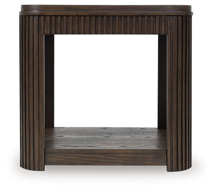 Carlibrie - Rectangular End Table - Warm Brown by Ashley Furniture product image