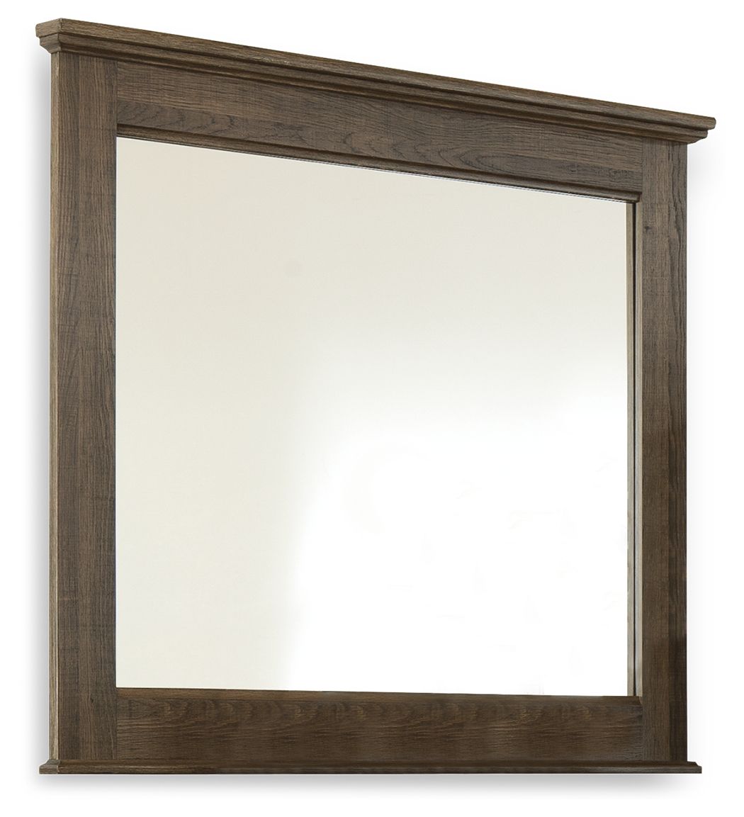 Juararo - Bedroom Mirror - Dark Brown