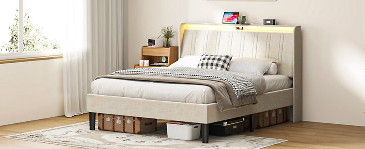 queen-size-platform-bed-frame-with-fabric-upholstered-headboard-and-wooden-slats-support