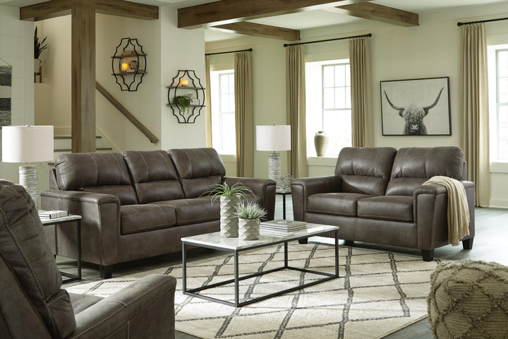 Navi Sofa, Loveseat and Recliner - Smoke (1)