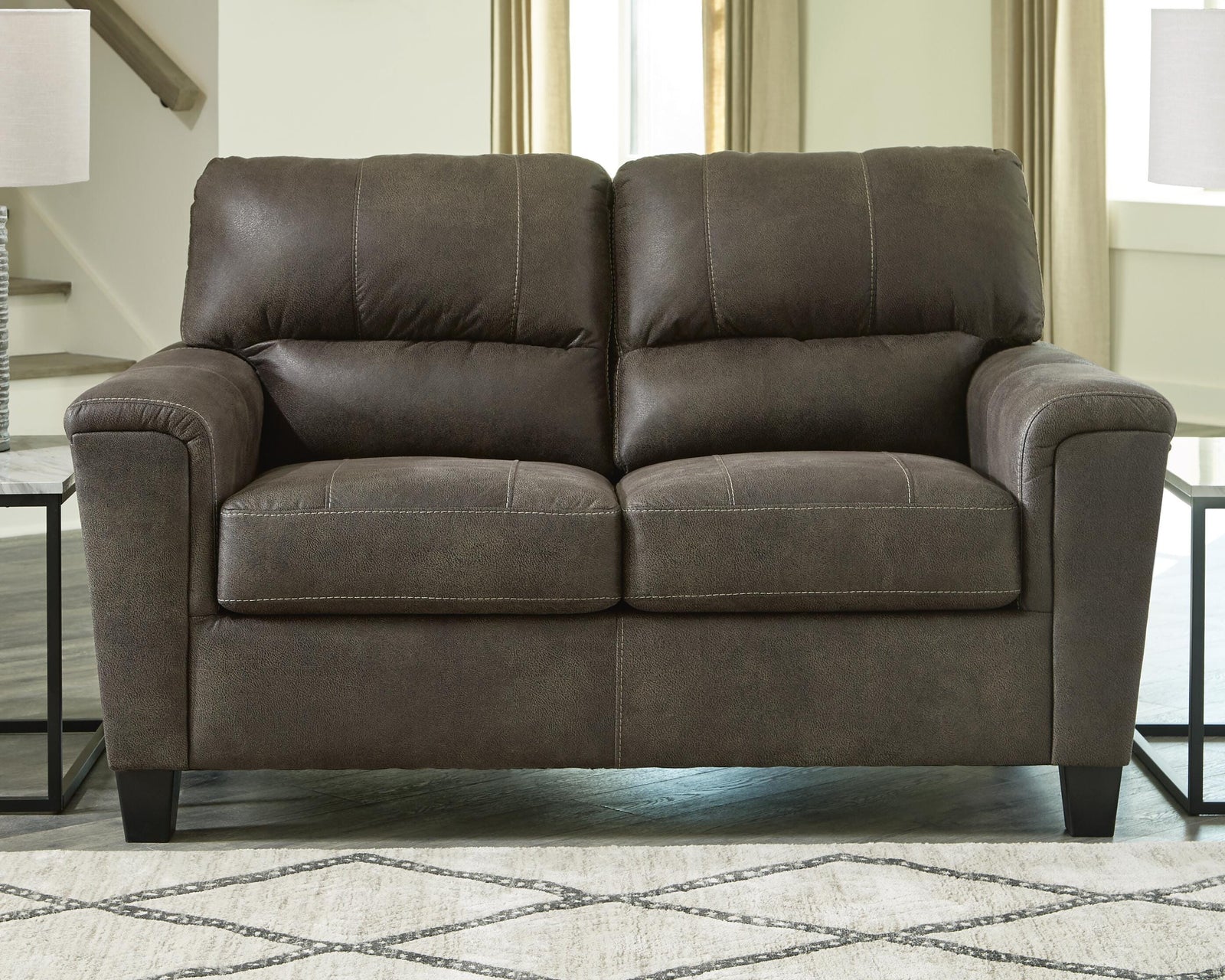 Navi Loveseat - Dark Gray (2)