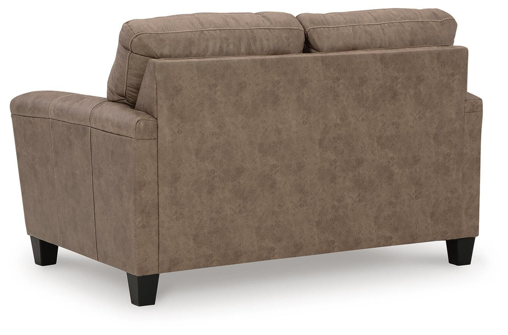 Navi Loveseat - Dark Brown (4)